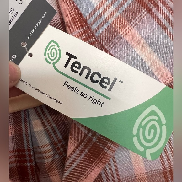 Eddie Bauer Women’s M Flannel Button-down long sleeve shirt, Collared - Picture 6 of 7